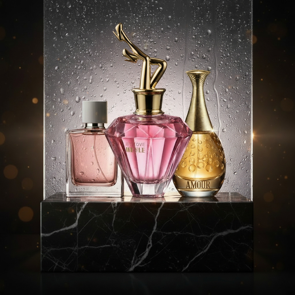 Tu aroma de firma en 3 versiones — Kit con 3 perfumes femeninos